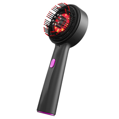 3-in-1 Red Light Therapy Hair Growth Comb | Scalp Massage & Oil Applicator