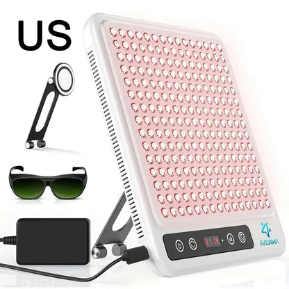 Astarexin Red Light Therapy Panel Device LED Facial Anti-inflammatory Skin Care Light 660nm850nm Lamp for Anti-Aging Pain Relief
