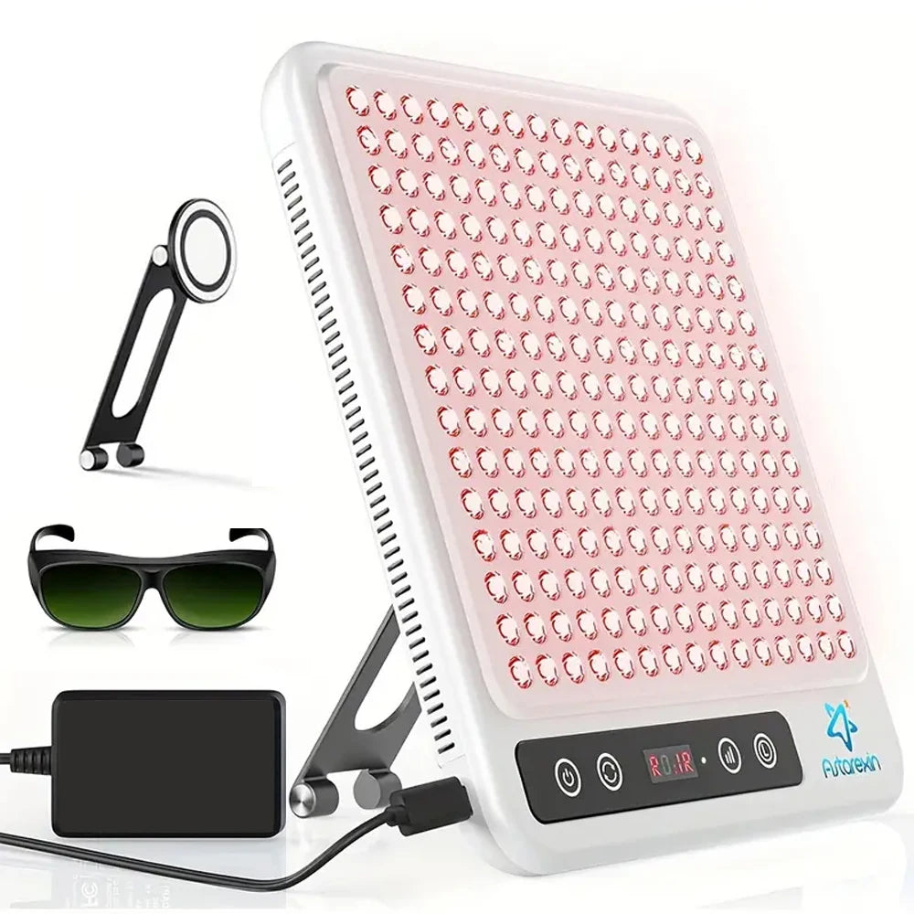 Astarexin Red Light Therapy Panel Device LED Facial Anti-inflammatory Skin Care Light 660nm850nm Lamp for Anti-Aging Pain Relief